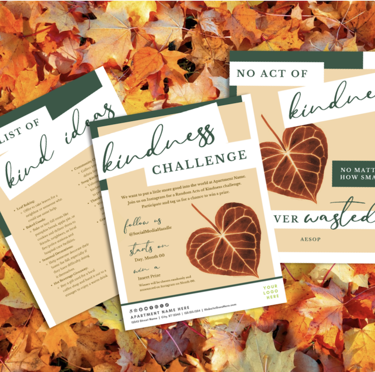 Kindness Challenge (Fall Edition)
