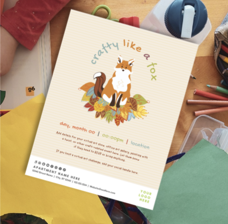 "Crafty Like A Fox" Activity Station
