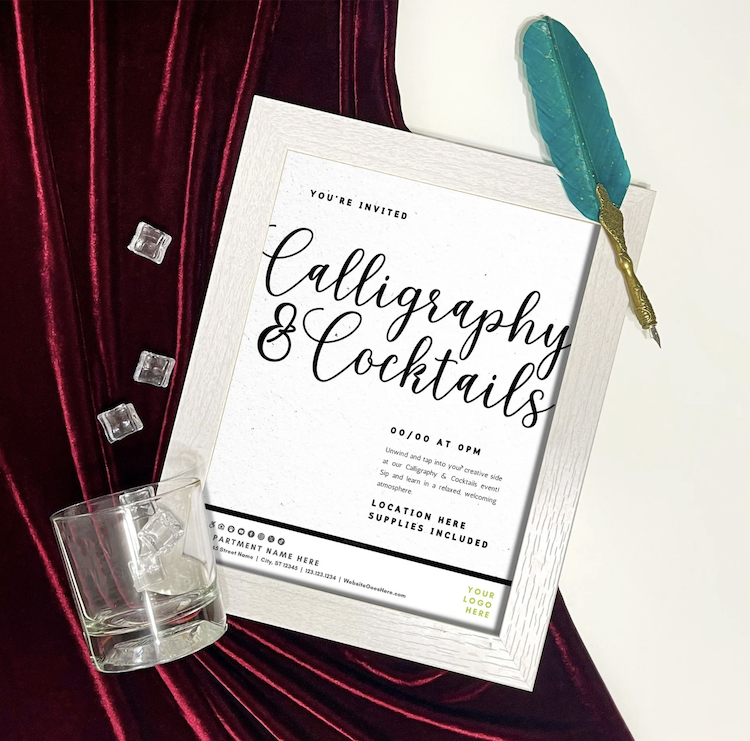 Calligraphy &amp; Cocktails