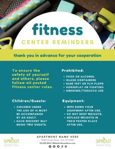 CA2855-Fitness Center Reminders Green.jpg