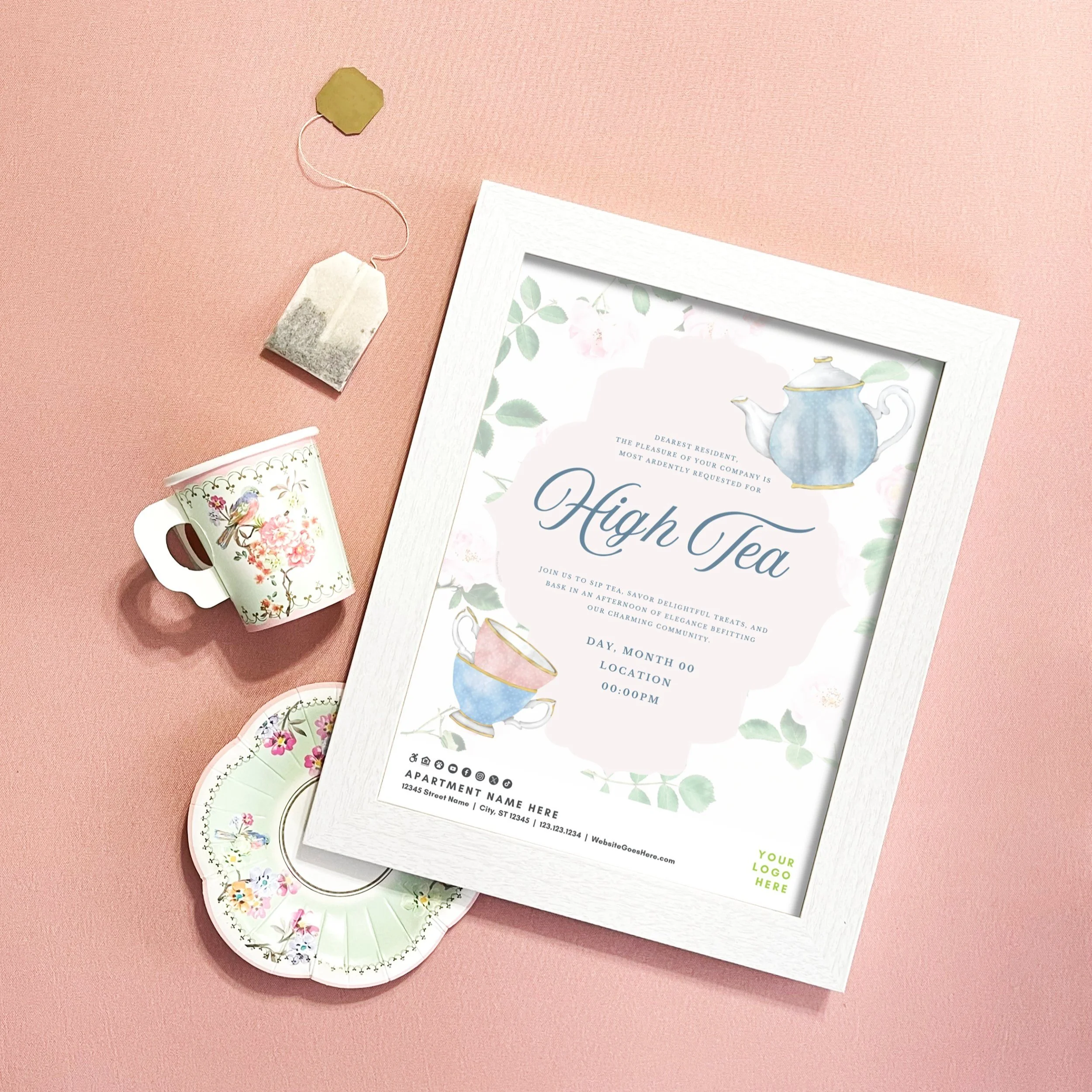 PORCELAIN HIGH TEA Party