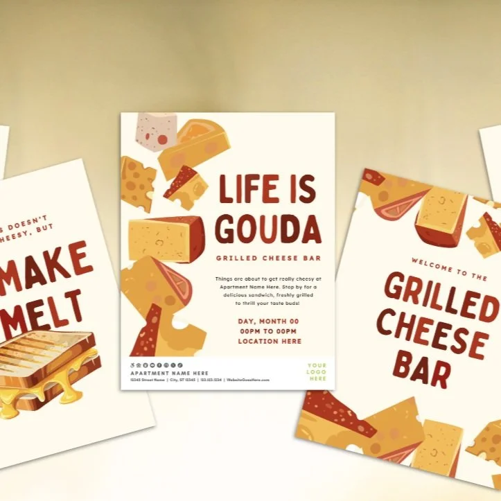 Cheesy Grilled Cheese Bar