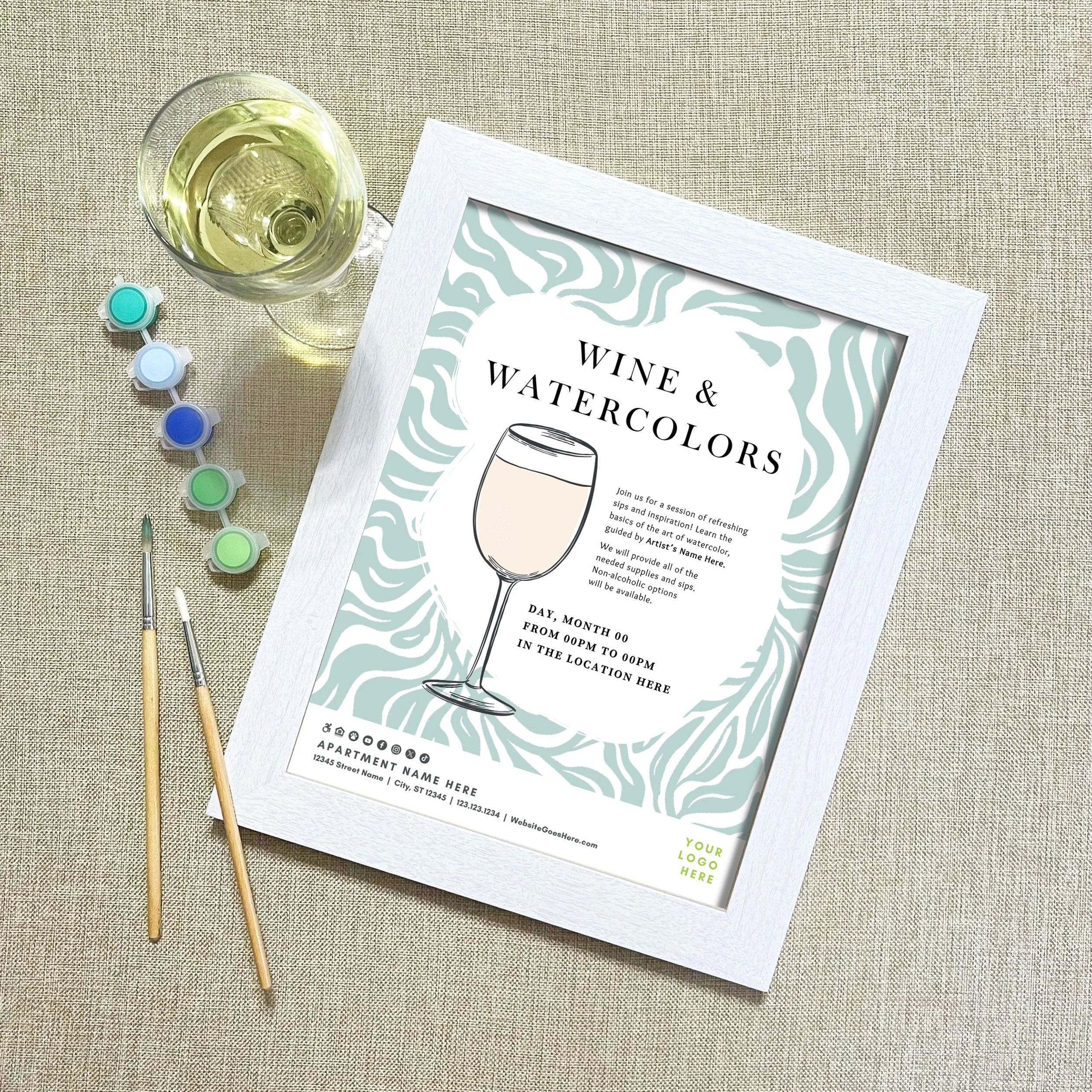 Wine &amp; Watercolors Event