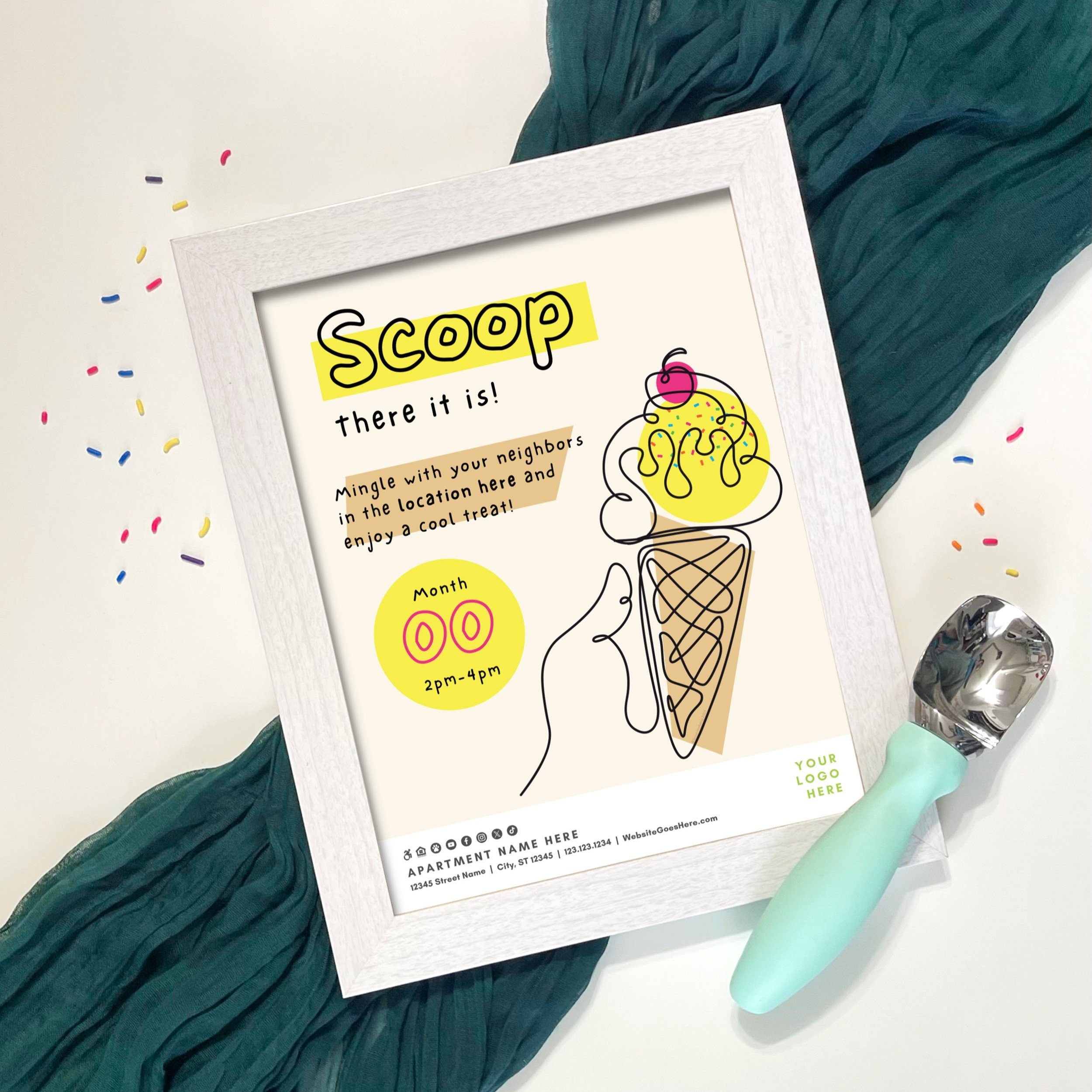Scoop, There It Is! Ice Cream Event