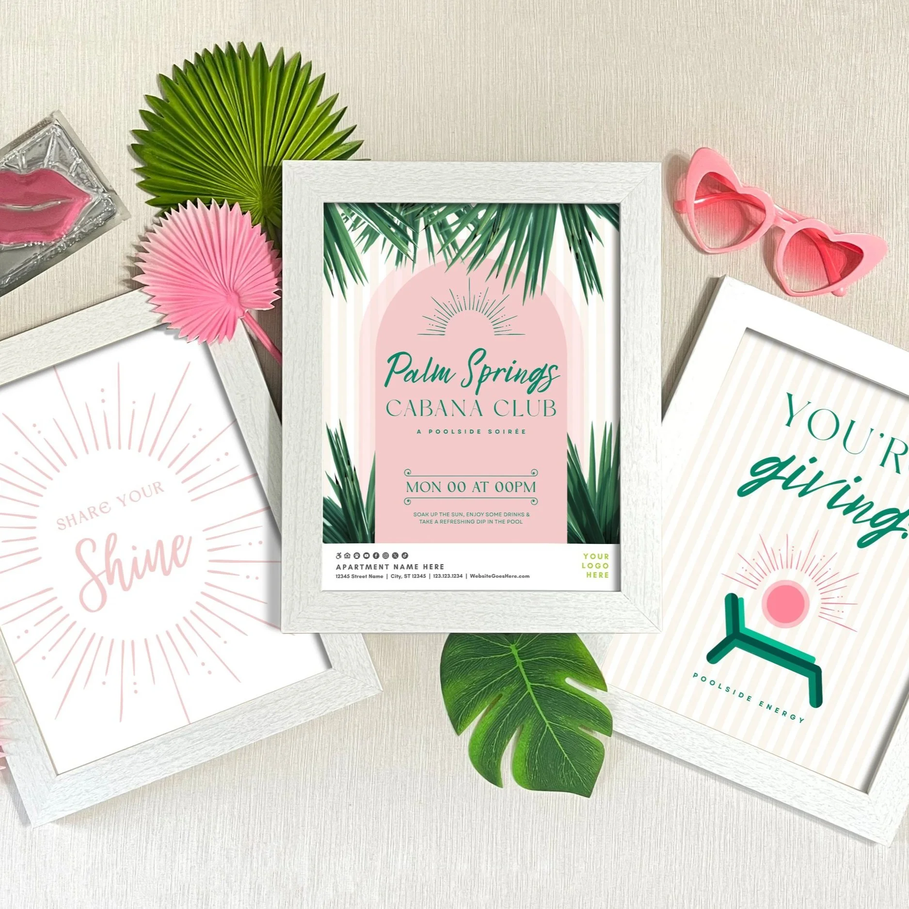 PALM SPRING CABANA CLUB: 1 Look, 3 Event Ideas