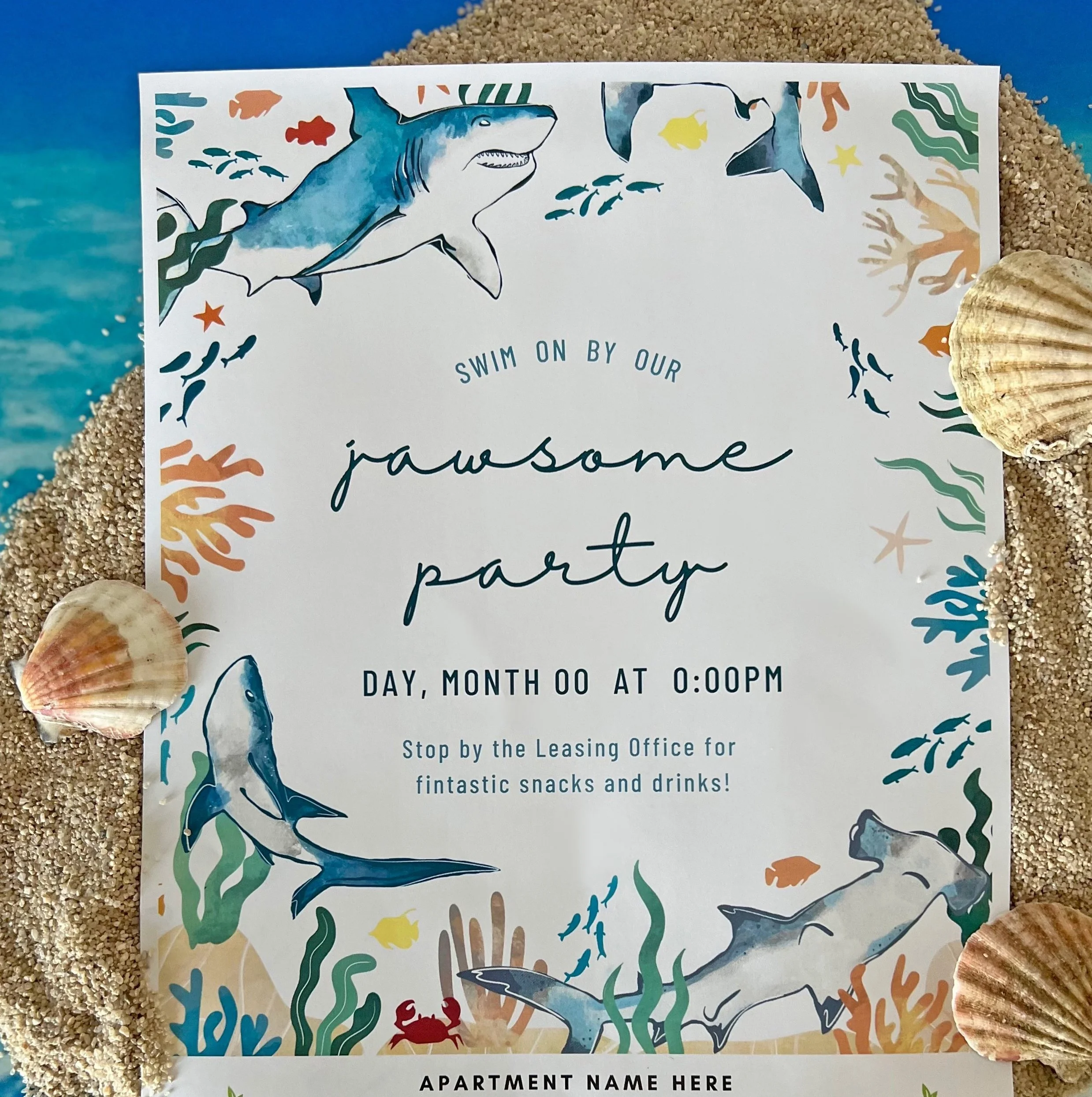 Under The Sea Shark Party