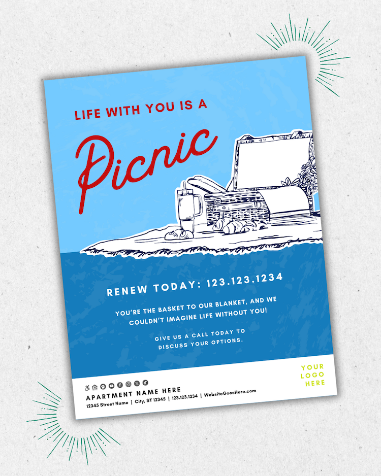 Renewal Idea: Life is A Picnic with You