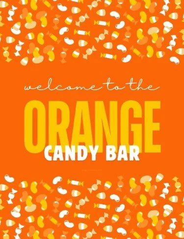 CA4462-Orange Everything Candy Bar Sign.jpg