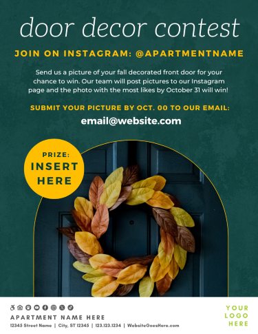 CA1091-Door Decor Contest Event
