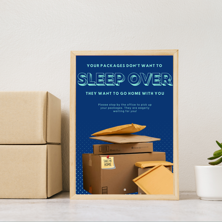 NOTICES: Package Pick-Up Notice &amp; Referral