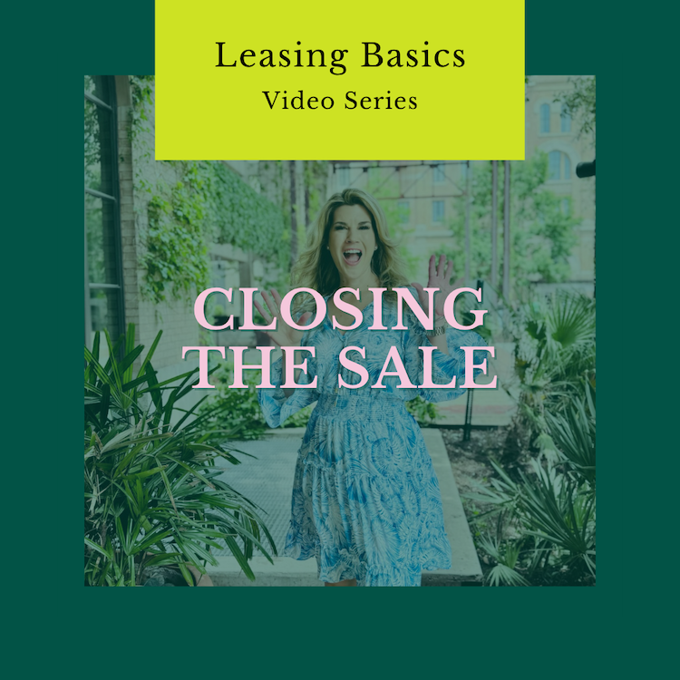 Leasing Basics: Closing the Sale