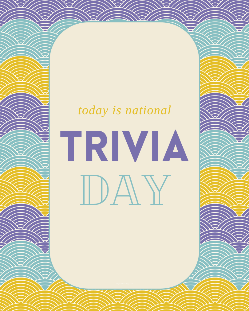 NTL TRIVIA DAY + NTL THANK YOU MONTH