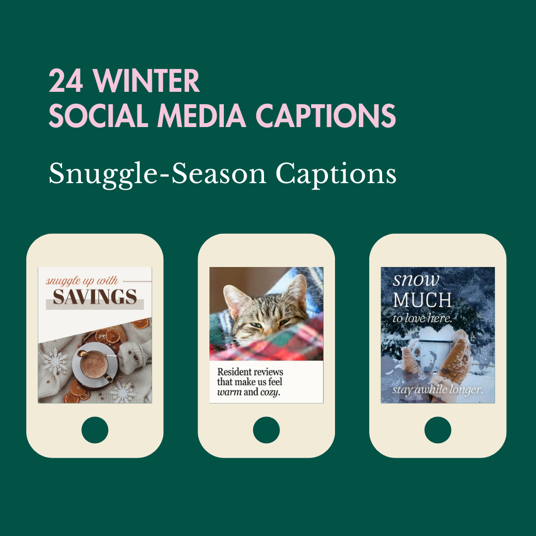 24 Winter Social Media Captions – Warm &amp; Easy to Customize