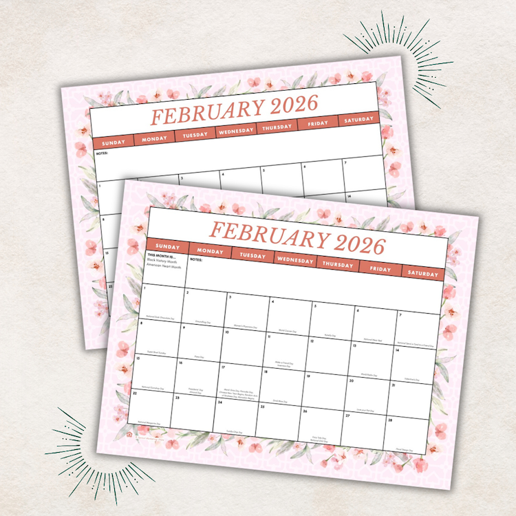 February Member Preview &amp; Calendars