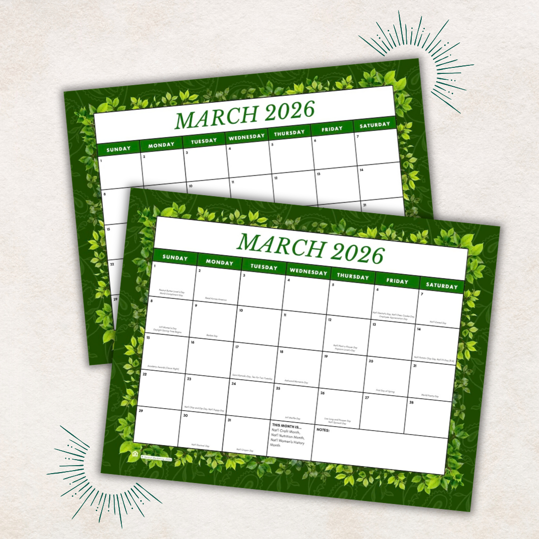 March Member Preview &amp; Calendars