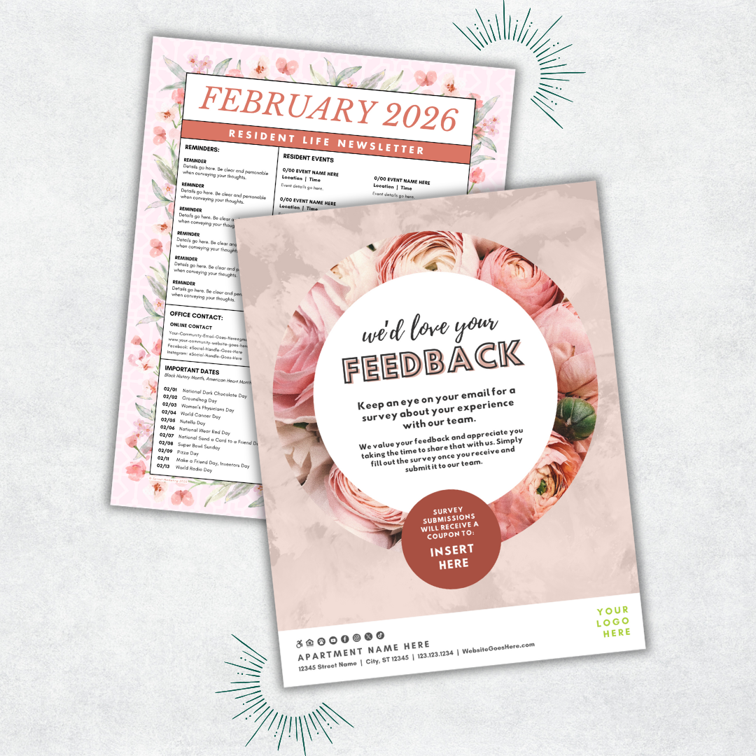 Communication: Newsletter Template &amp; February Survey