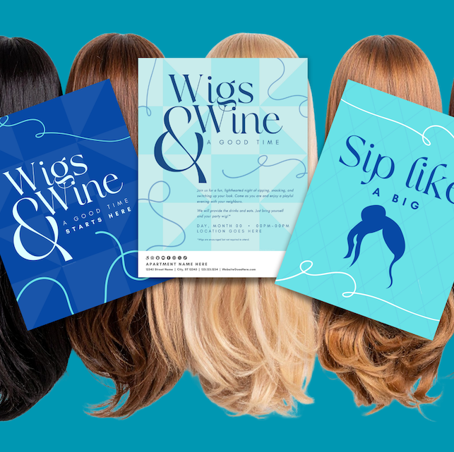 Wine &amp; Wigs Event