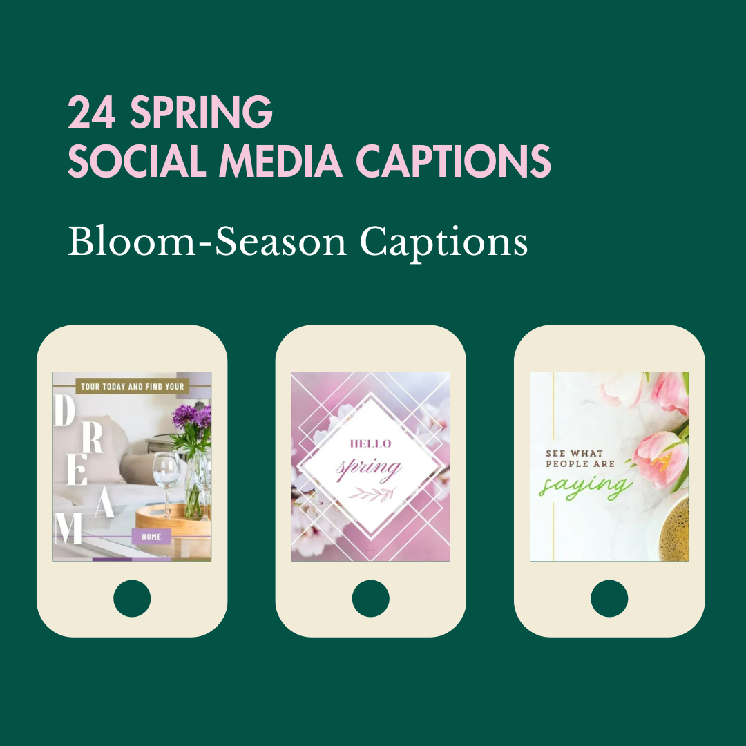 21 Spring Social Media Captions – Fresh &amp; Easy to Customize