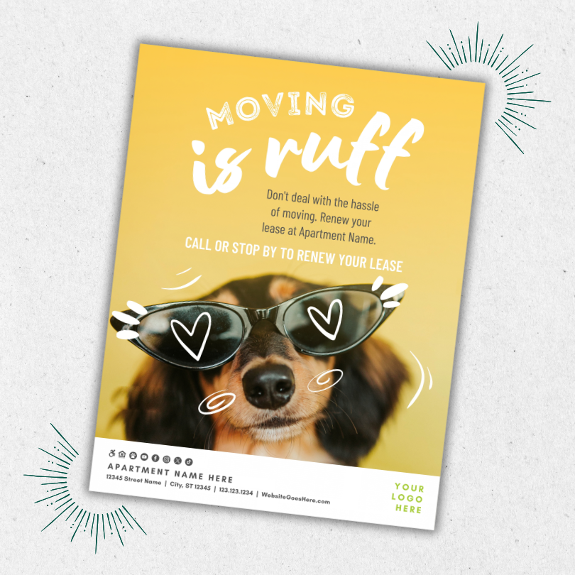 Renewal: Moving is Ruff