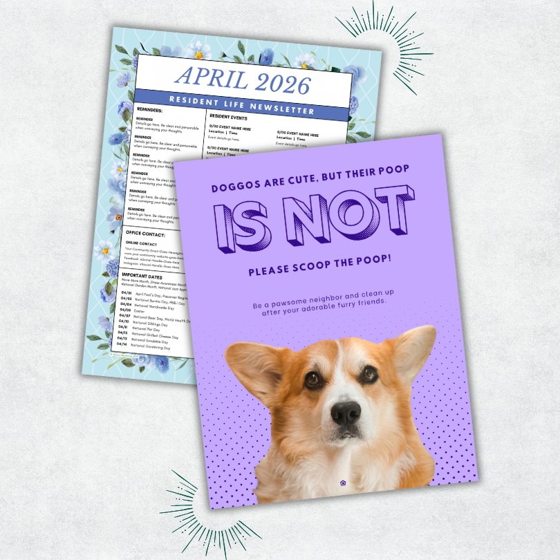 Communication: Pet Notices &amp; Newsletter Template 