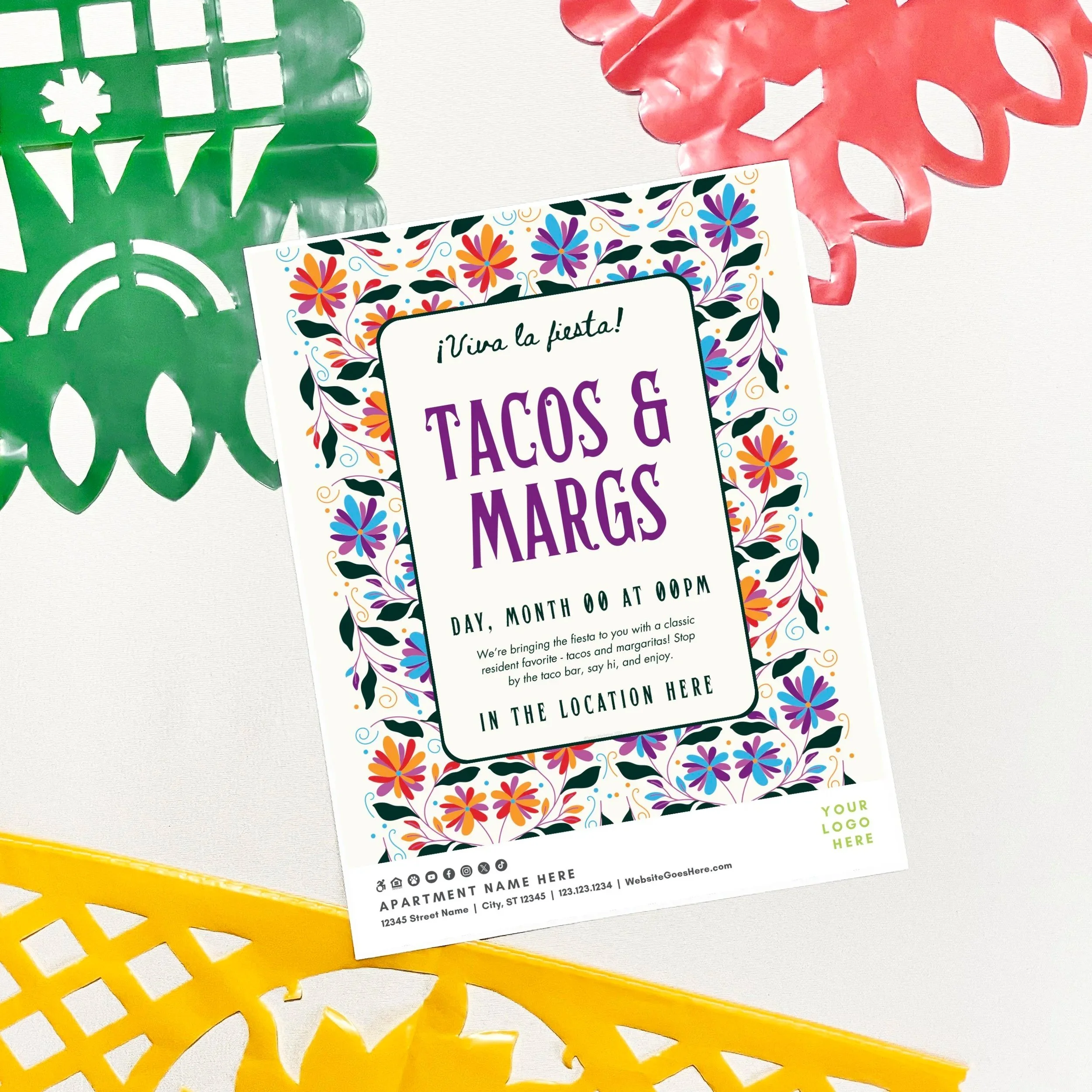 Tacos, Margaritas, and Blooms - Fiesta en Flor