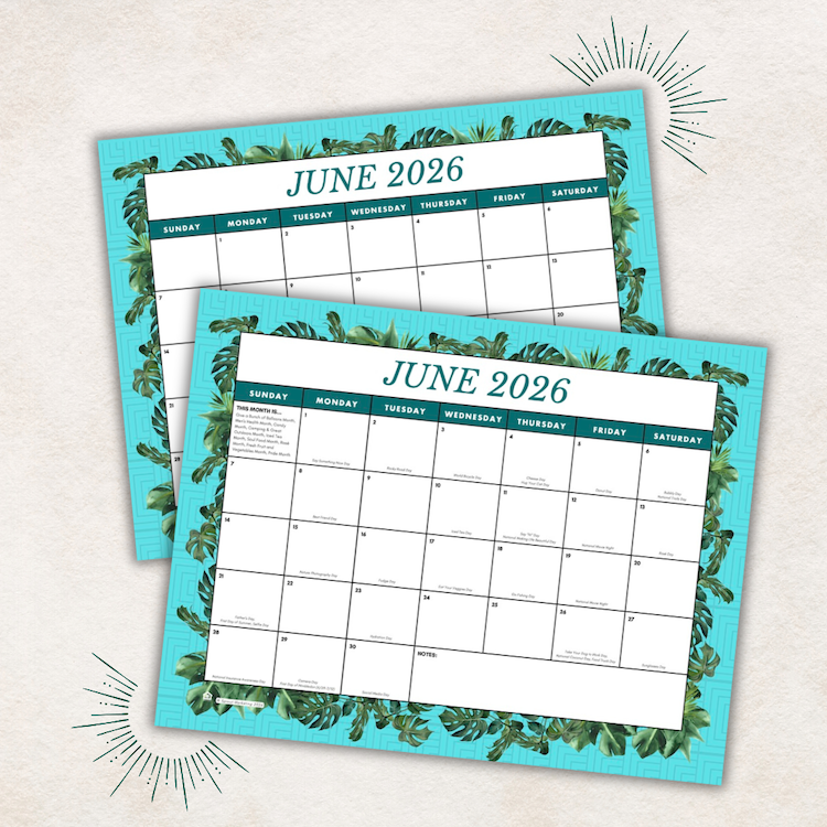 June Member Calendars