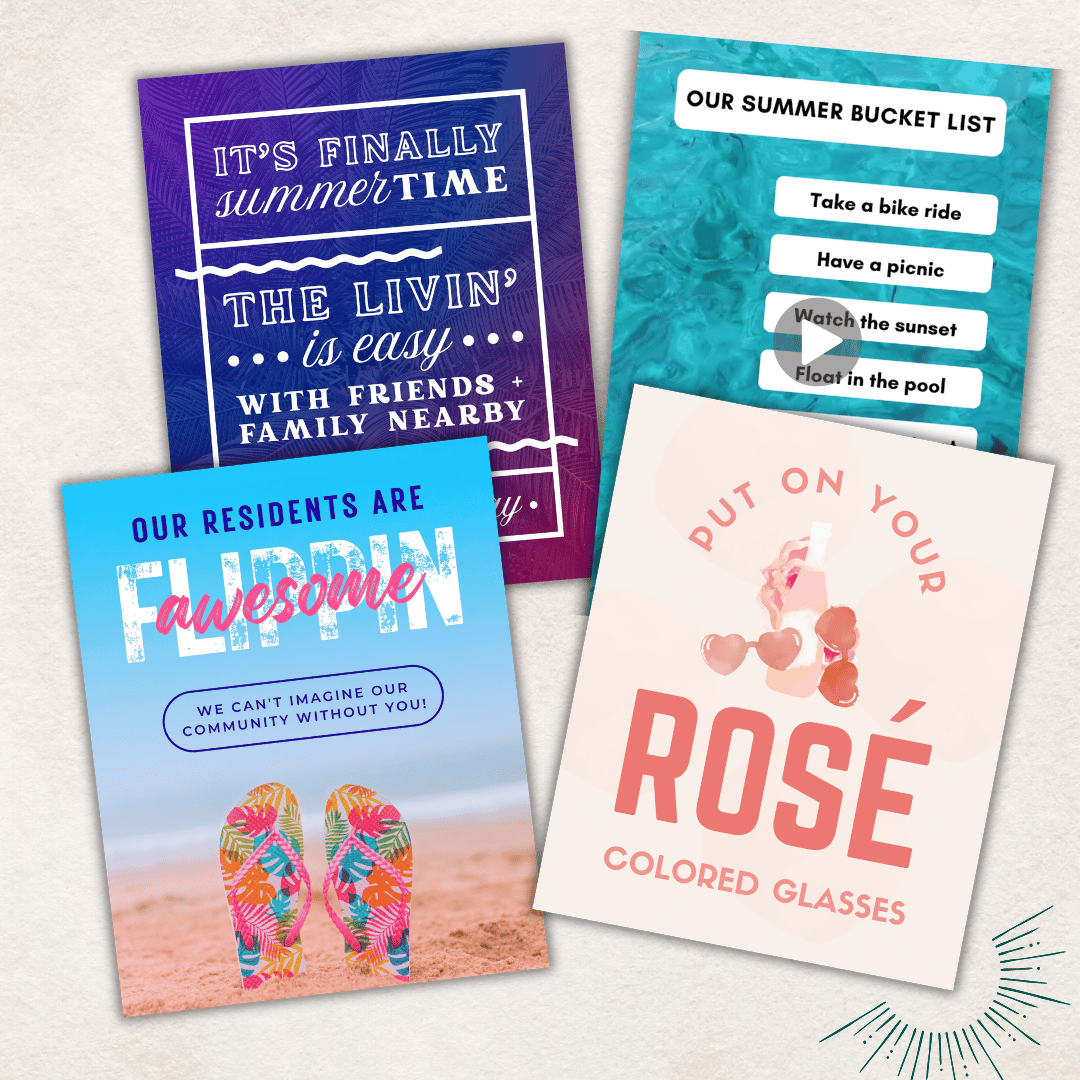 June Social Media Posts &amp; Planner