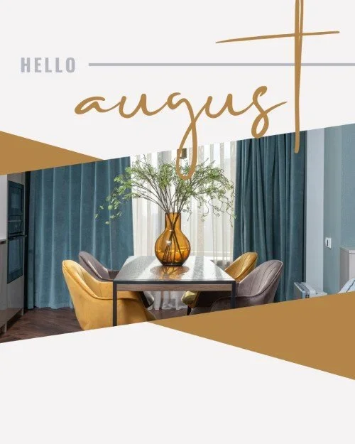HELLO AUGUST + REMINISCING ON JULY
