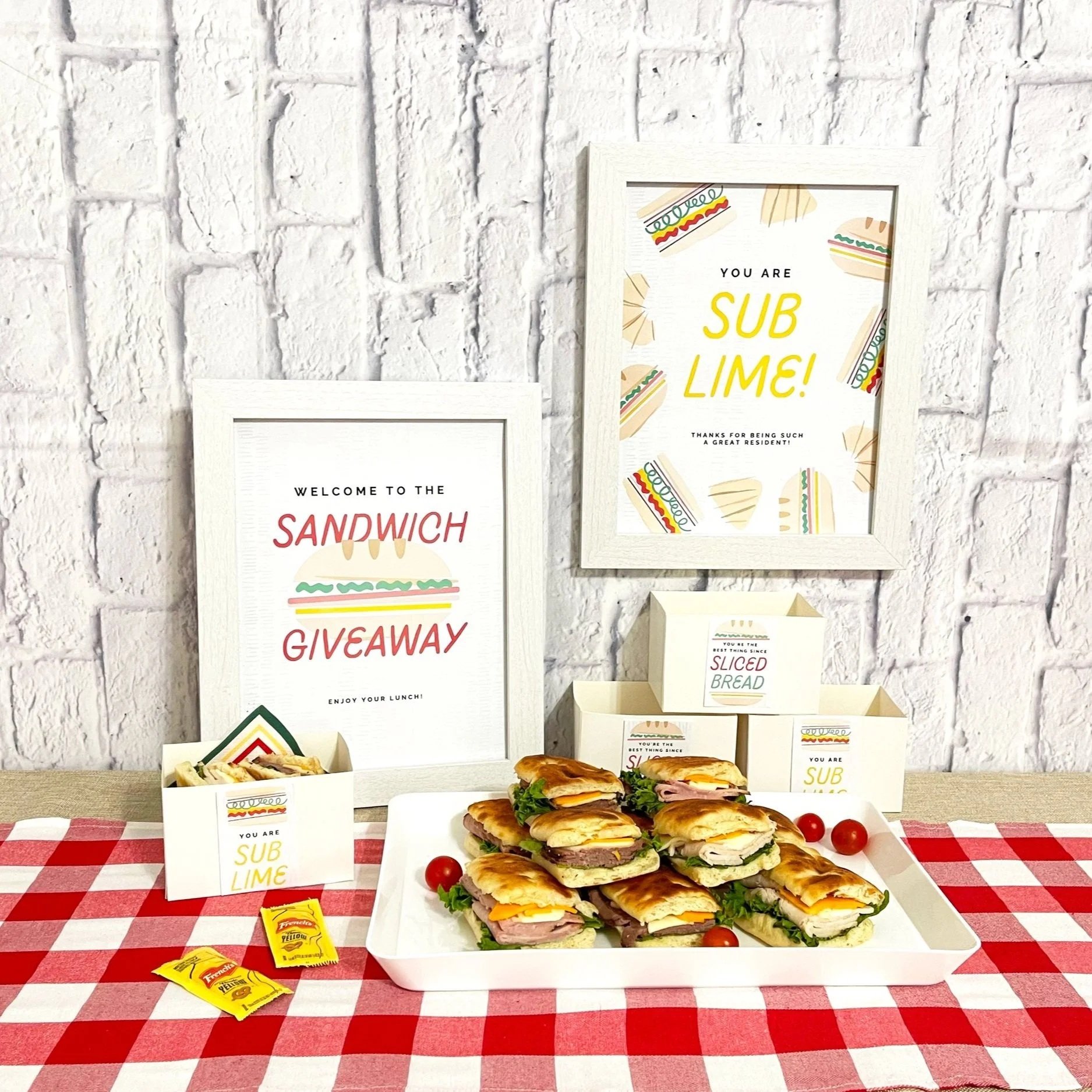 Sandwich Giveaway Grab &amp; Go