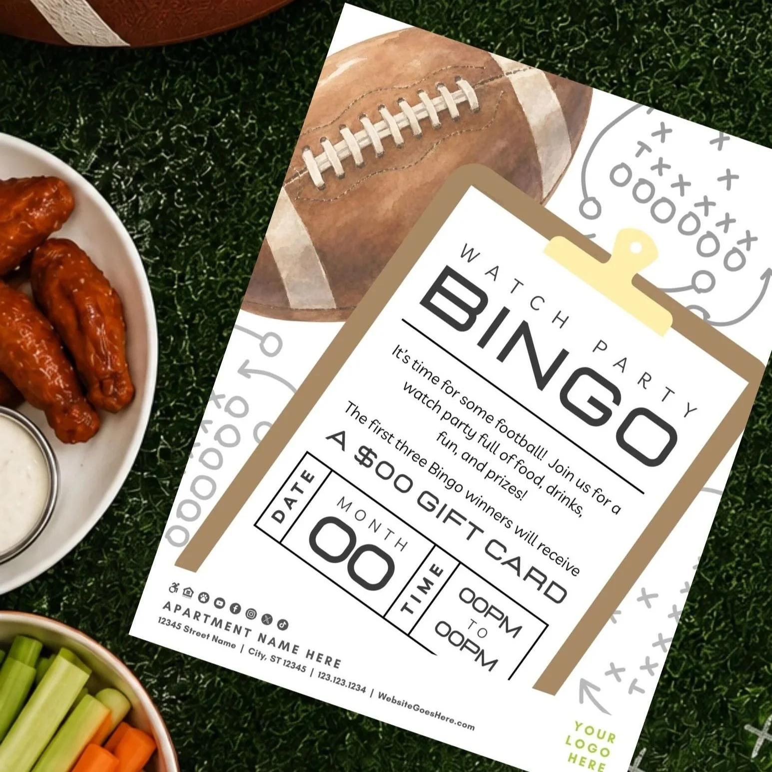 Football Bingo Watch Party