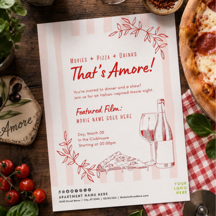 That's Amore Pizza &amp; Movie Night
