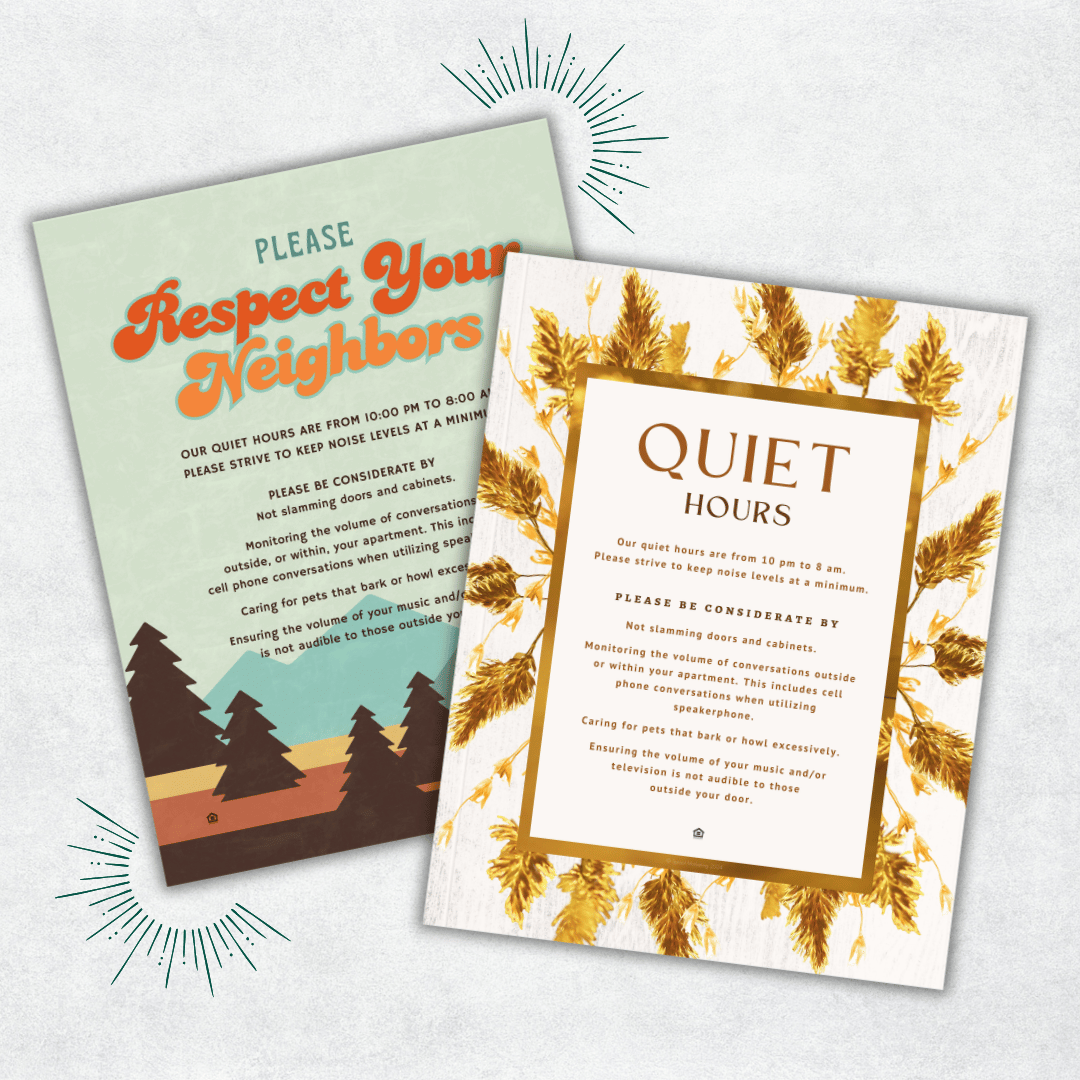 Communication: Quiet Notices &amp; Newsletter