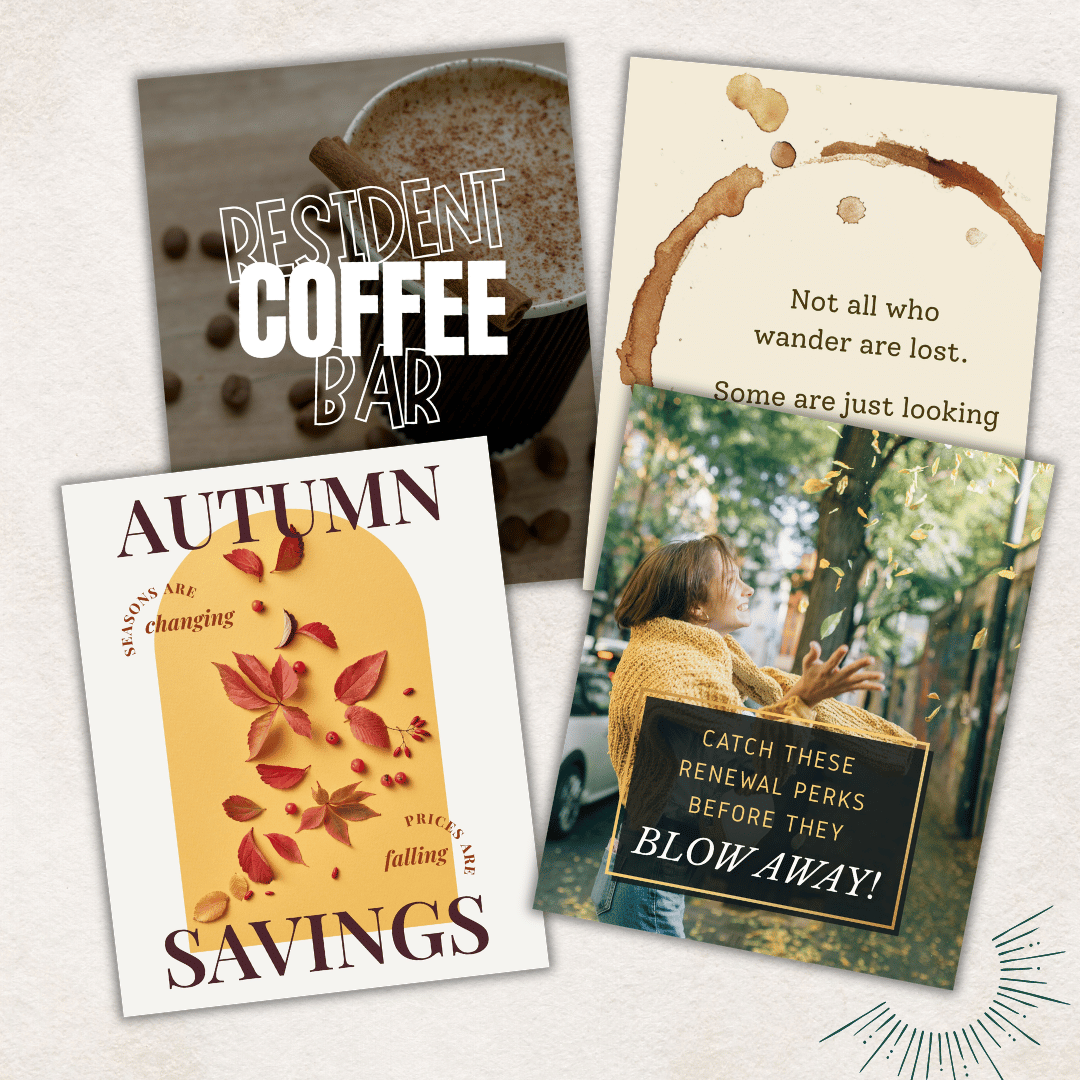 September Social Media Posts &amp; Planner