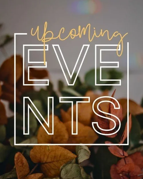 OCTOBER EVENTS + WELCOME NEW RESIDENTS