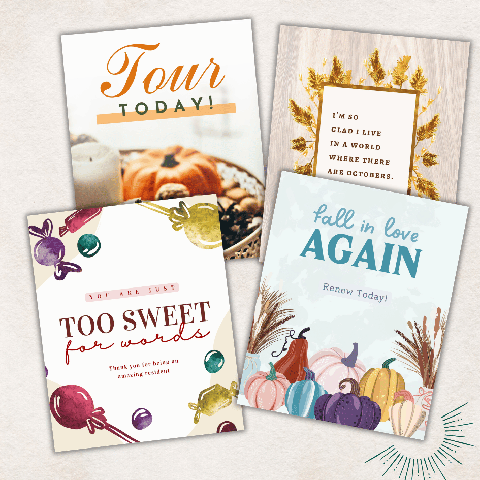  October Social Media Posts &amp; Planner