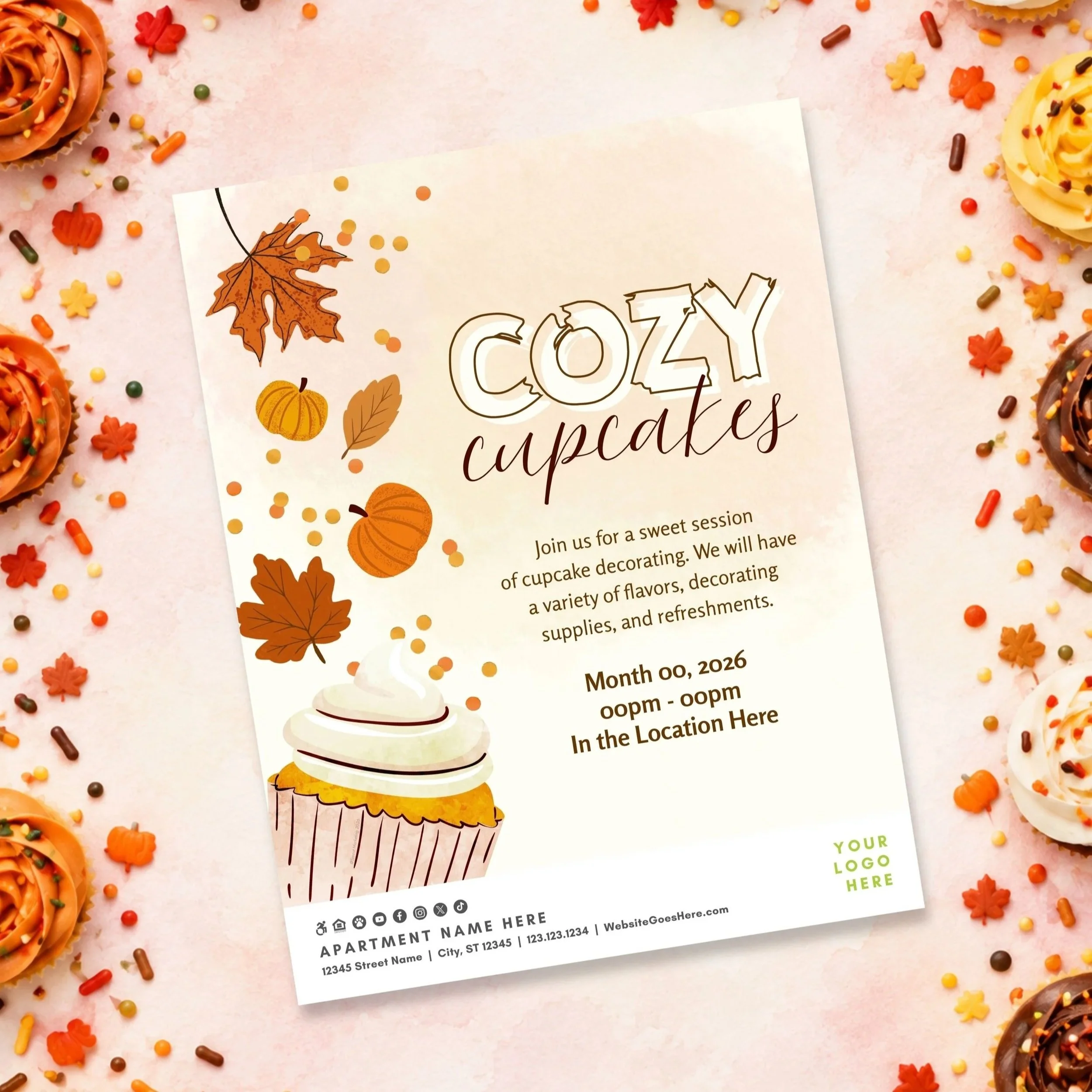 Cozy Cupcake Decorating