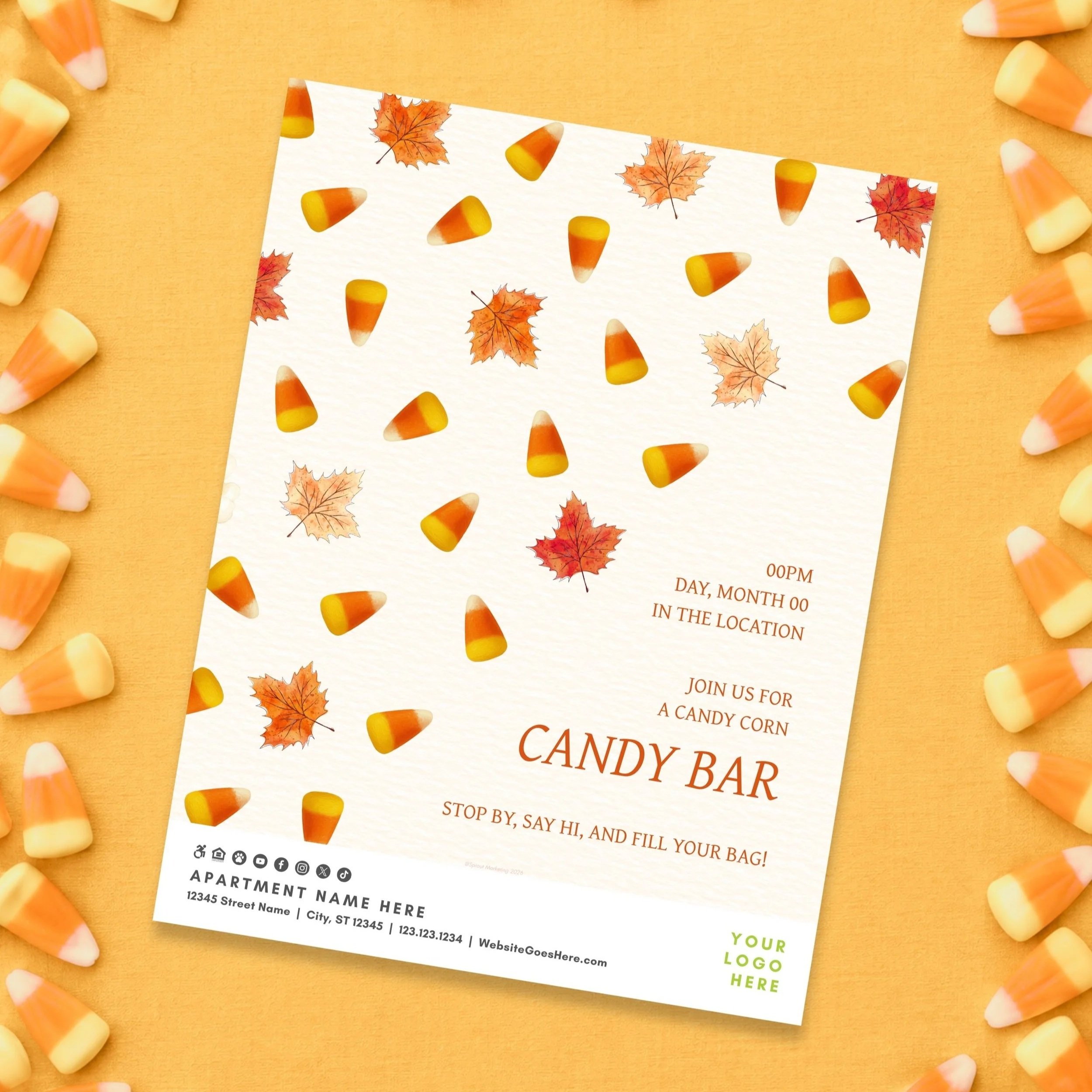 Autumn Candy Corn Bar