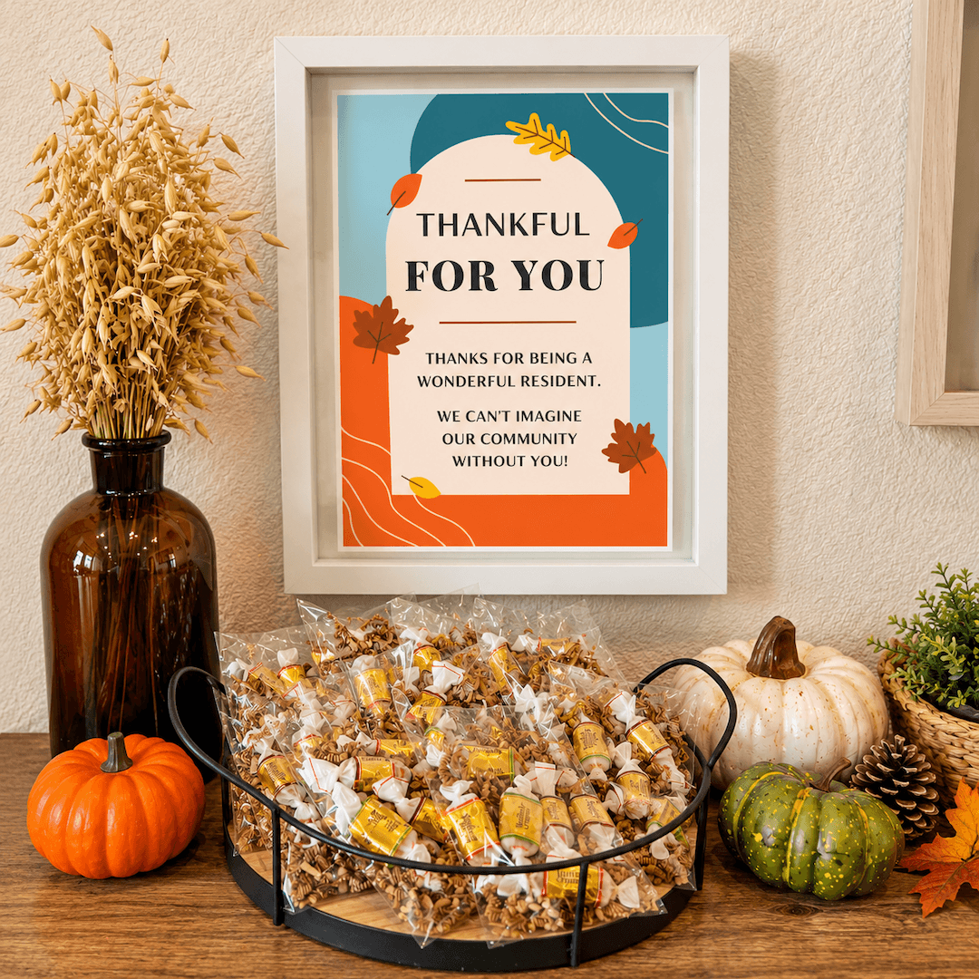 Grateful Hearts &amp; Goodies: Resident Appreciation Gifts