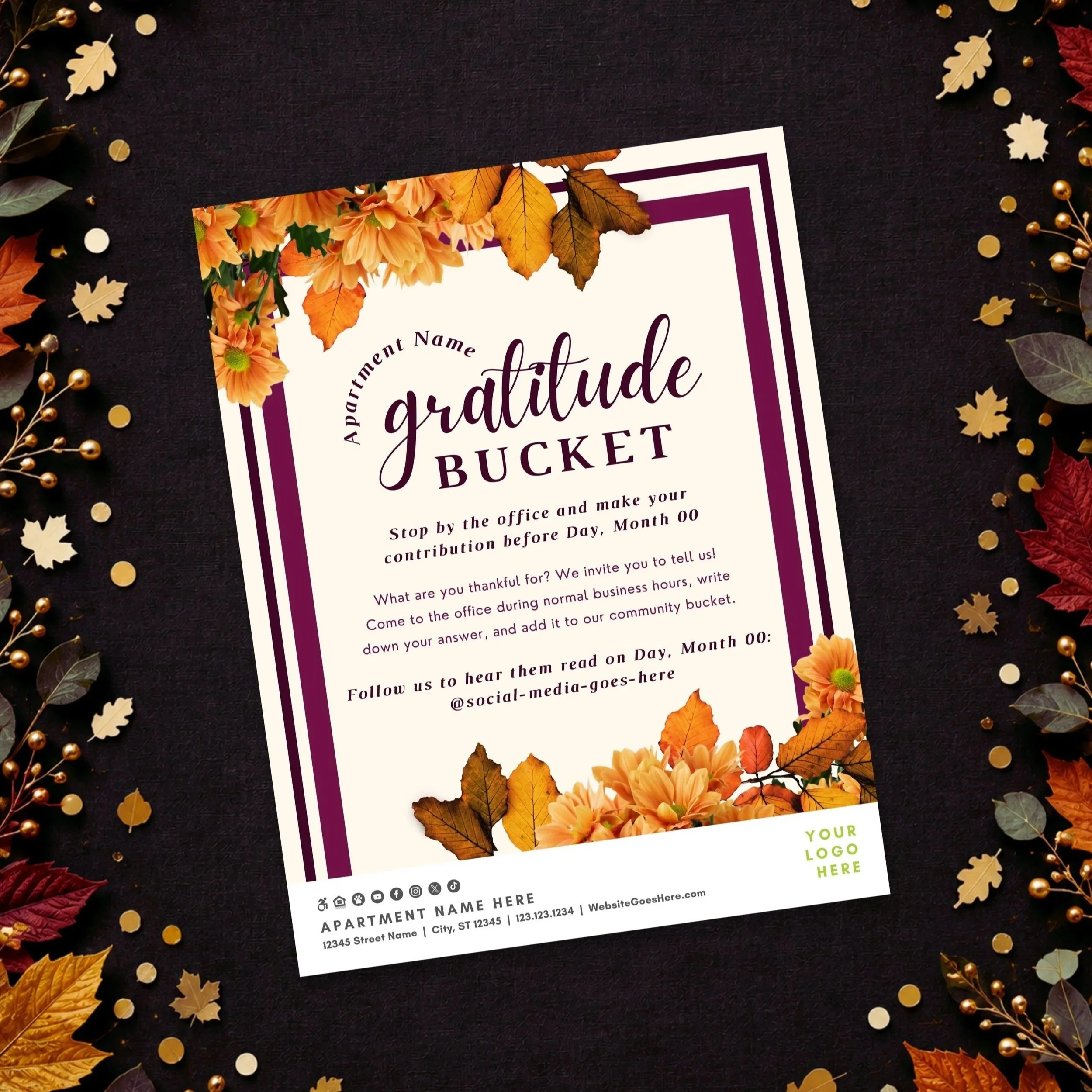 Resident Gratitude Bucket &amp; Video