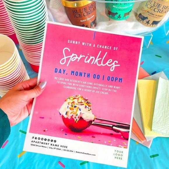 SPRINKLES-THEMED ICE CREAM Event