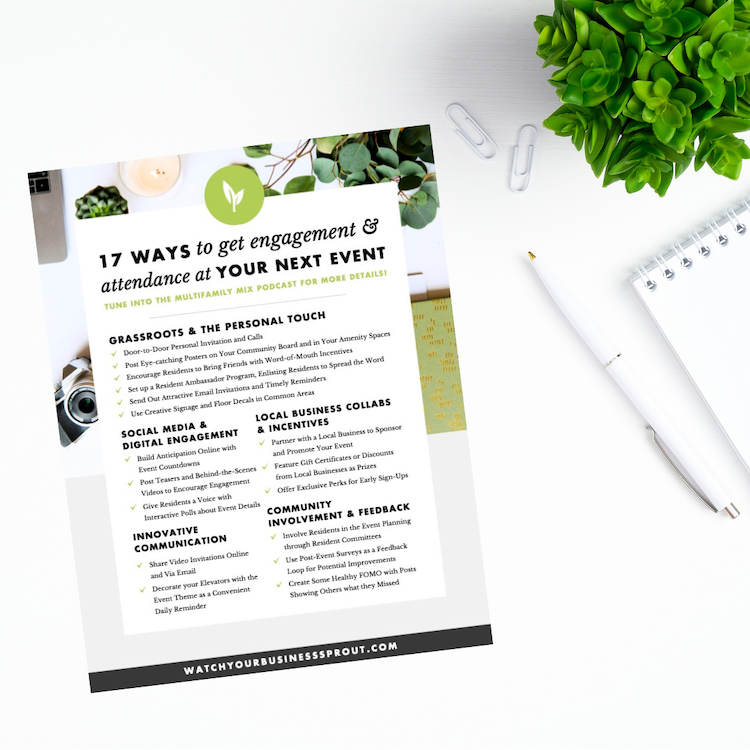 17 Ways to Get Engagement &amp; Attendance at Your Next Resident Event&nbsp;