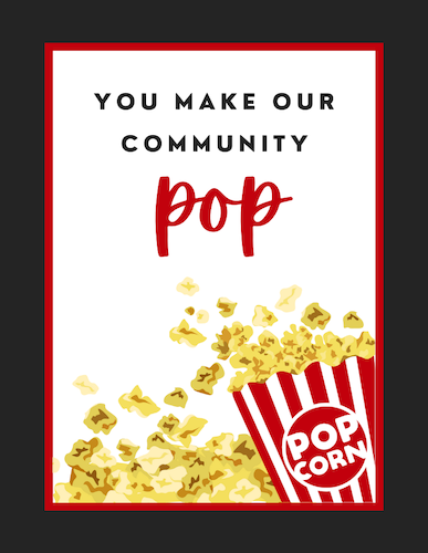 CA1212-POPCORN COMMUNITY POP