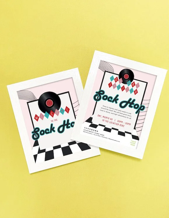 Sock Hop Dance 2 Flyer Flatlay CA5869.jpg