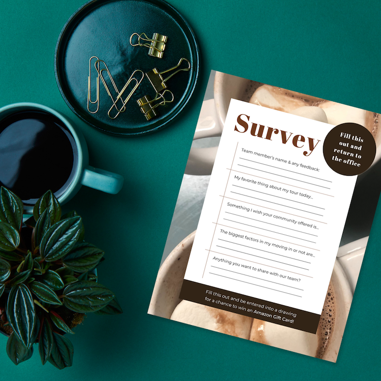 Follow-Up: Post Tour Surveys