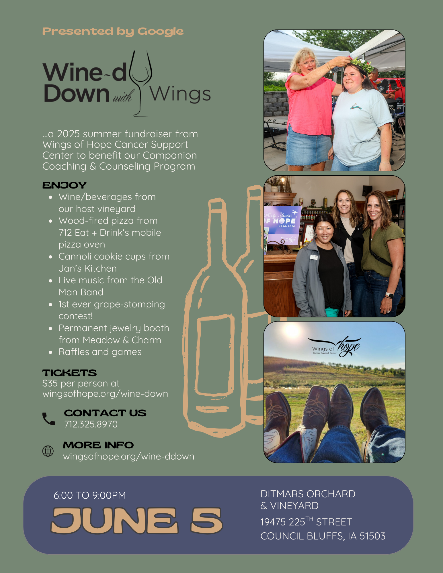 Wine-d Down with Wings Summer Fundraiser June 5