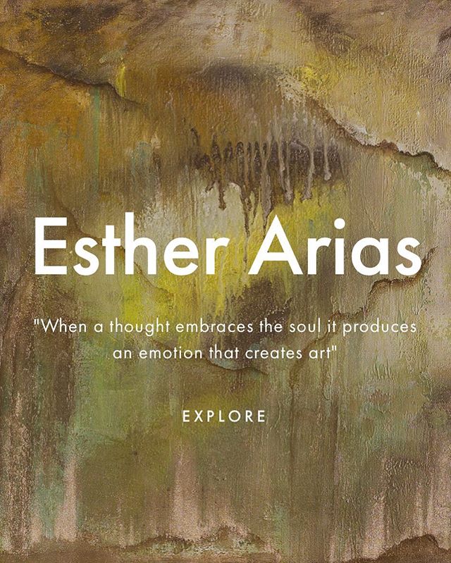 &ldquo;When a thought embraces the soul it produces an emotion that creates art&rdquo; - Esther Arias.

Stay tuned for exciting news!! 🤩 #art #artist #abstractart #contemporaryart #abstracto #contemporaneo #arte #collectors #collecteurs #deco #inspo