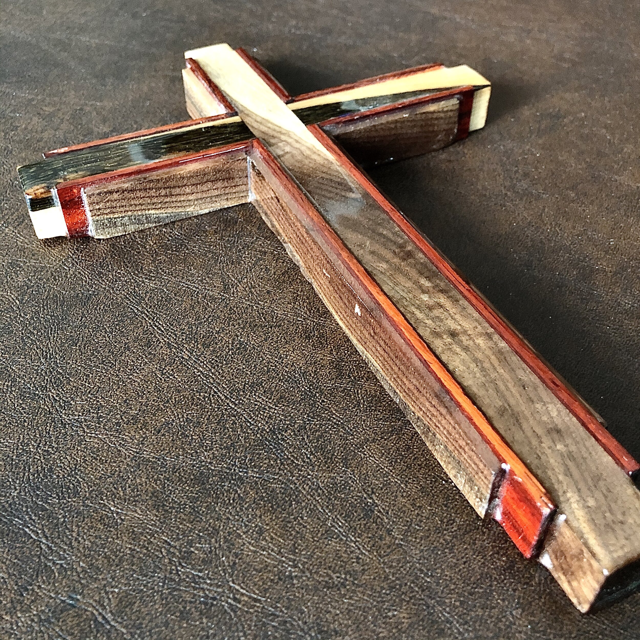 Walnut/Padauk Cross