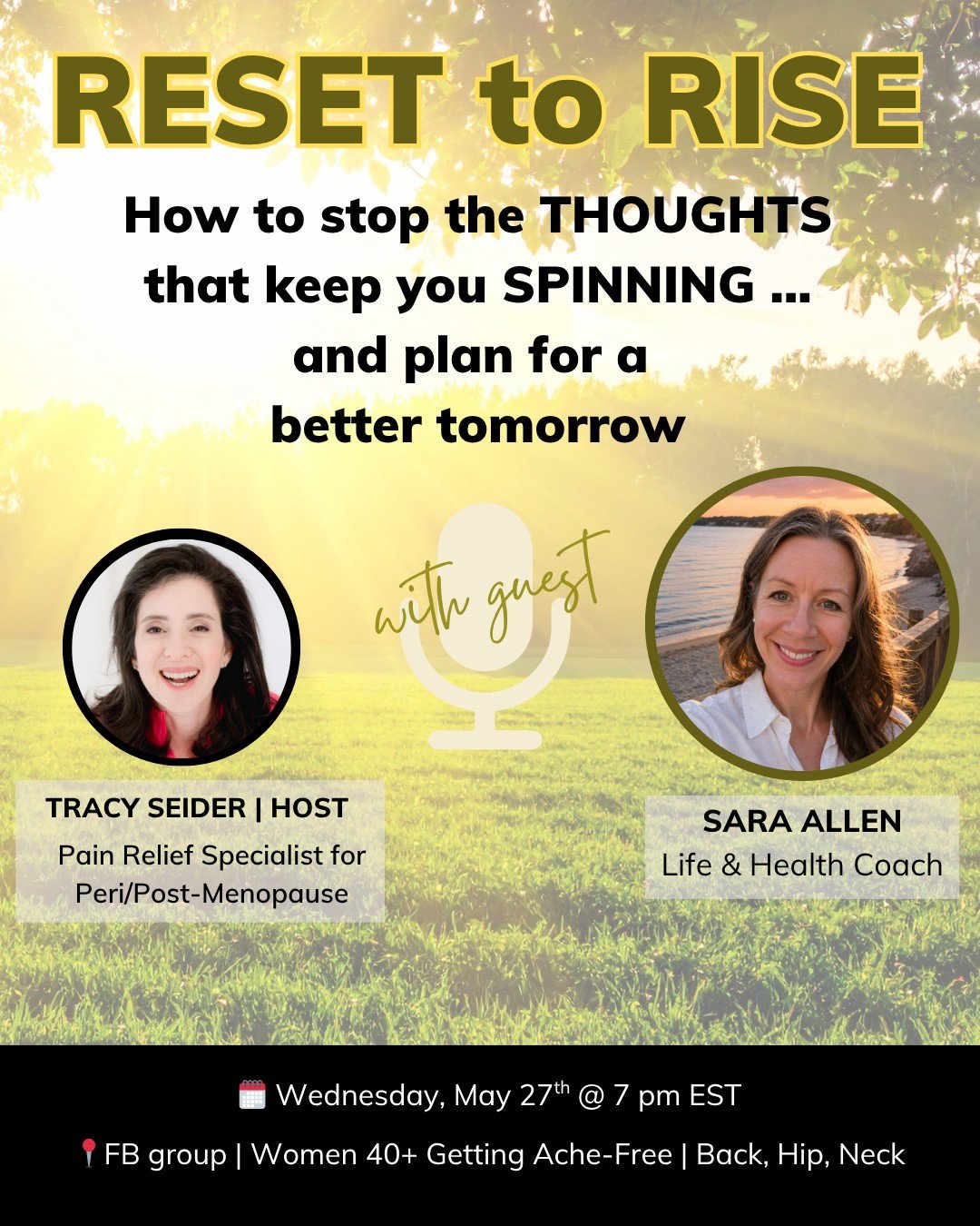 If you've ever ..
🙋&zwj;♀️ Collapsed into bed holding the stress of the day
🙋&zwj;♀️ Checked your phone before your feet hit the floor
🙋&zwj;♀️ Felt like your mornings own you before you even begin 

Then you're going to want to join me live in my