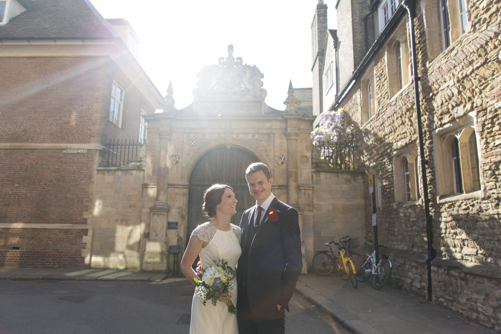 C&T Wedding Cambridge Portraits