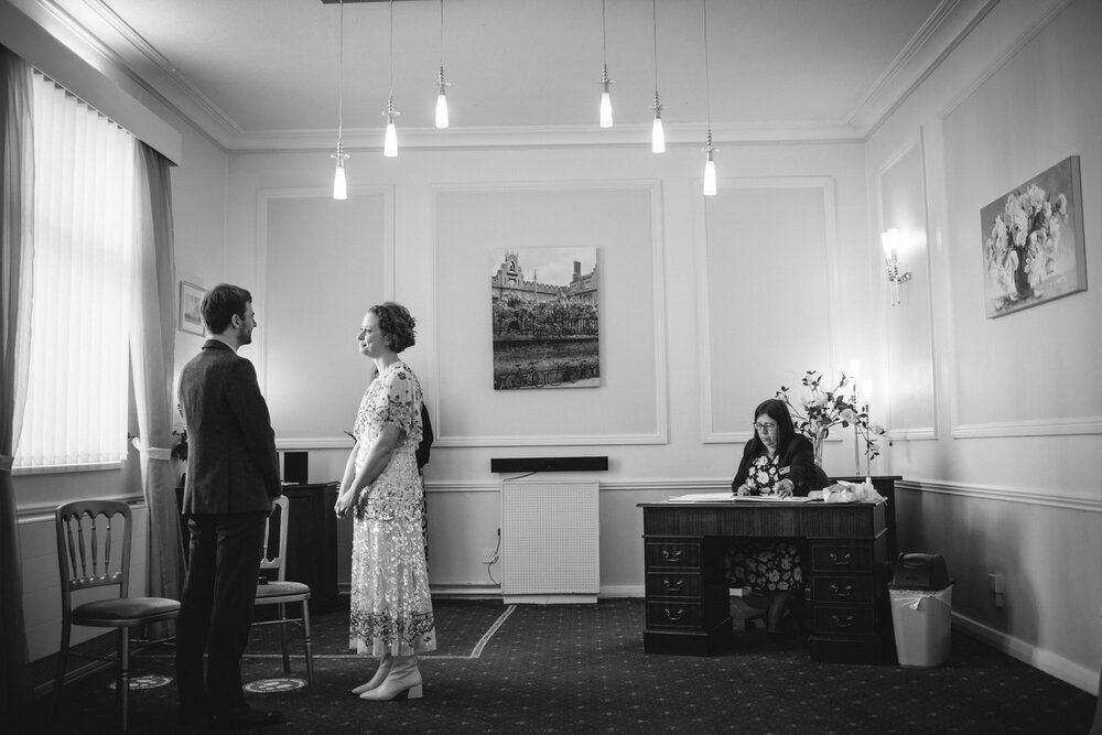 Micro Wedding at Cambridge Registry Office J&W